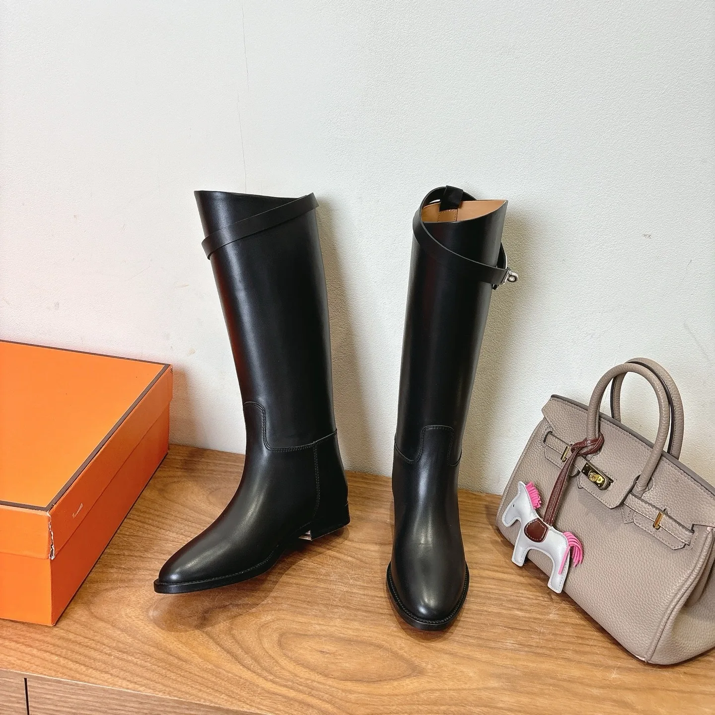 Hermes Jumping Boots Black - Image 5
