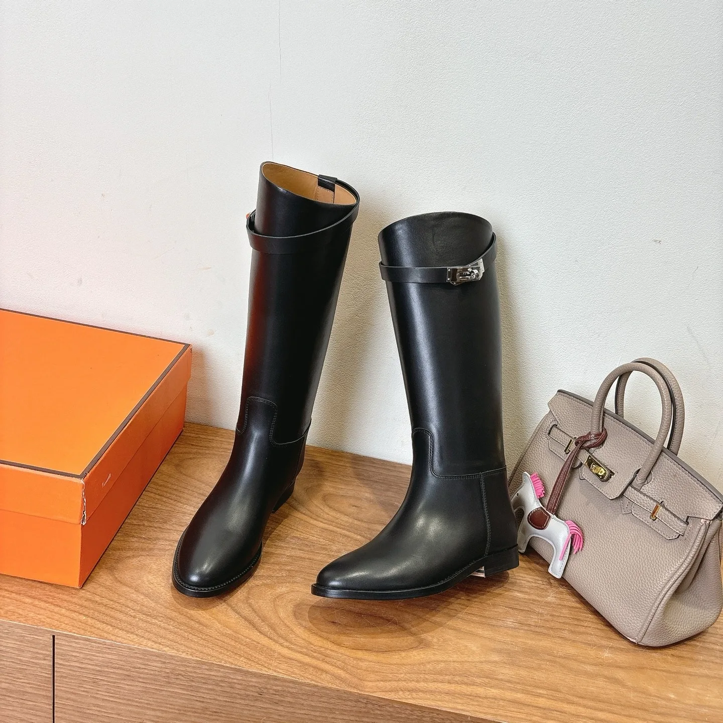 Hermes Jumping Boots Black - Image 6