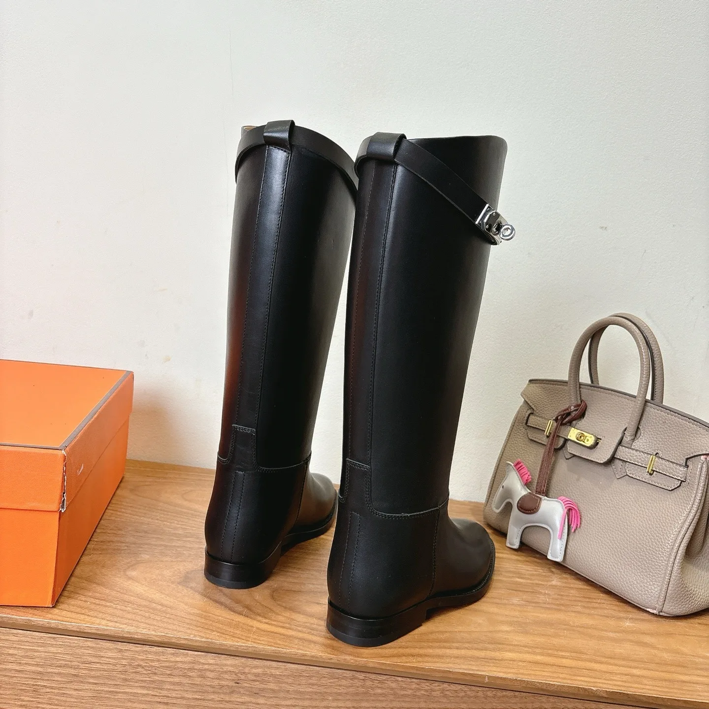 Hermes Jumping Boots Black - Image 7