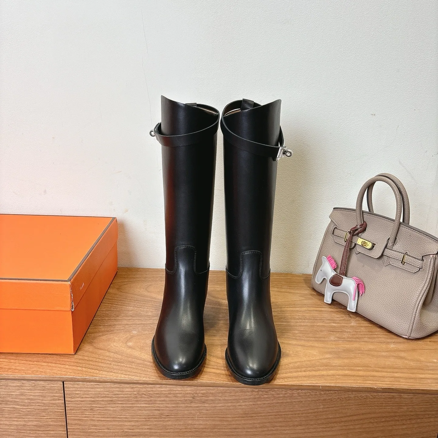 Hermes Jumping Boots Black - Image 8