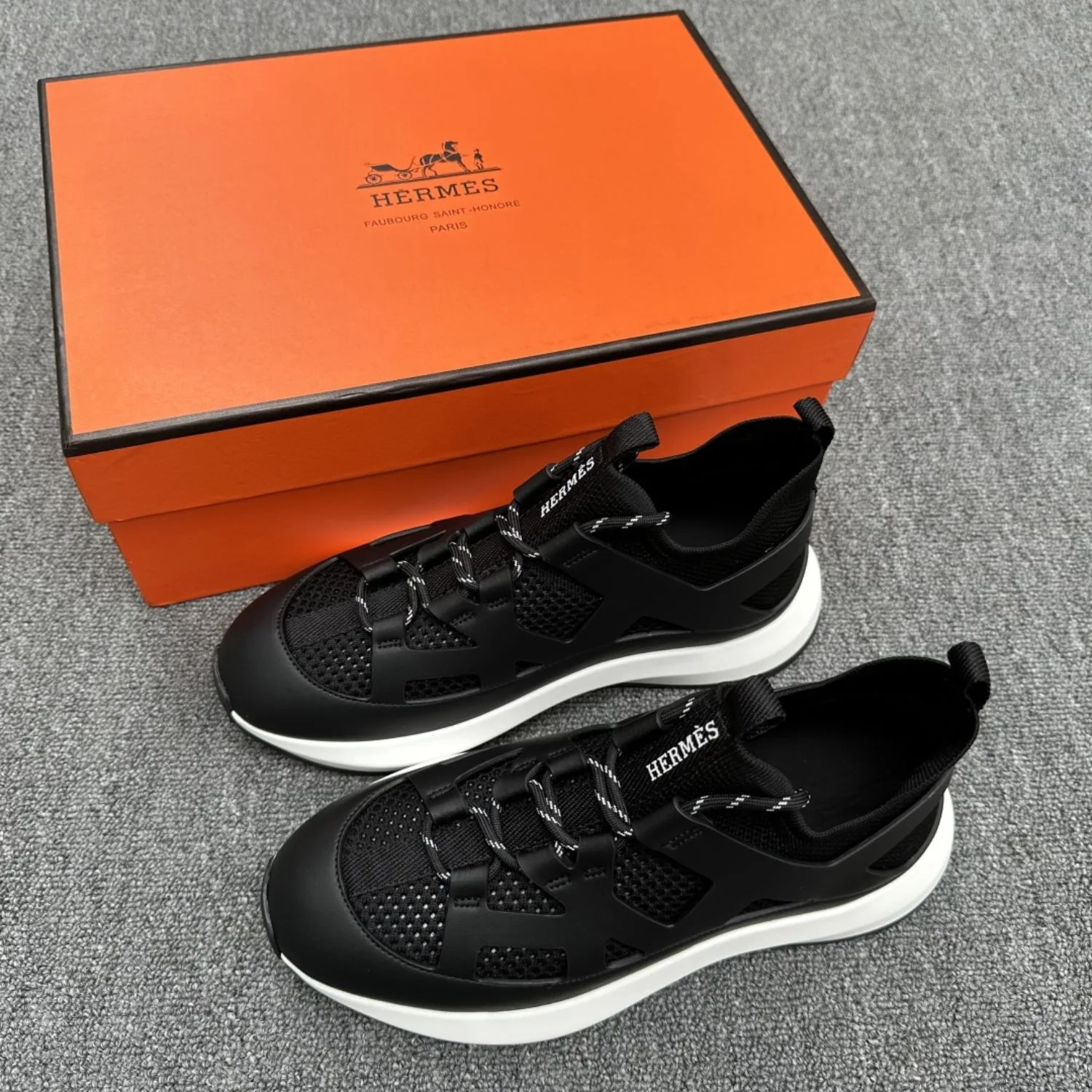 Alternative view of Hermes Katana Sneakers Black
