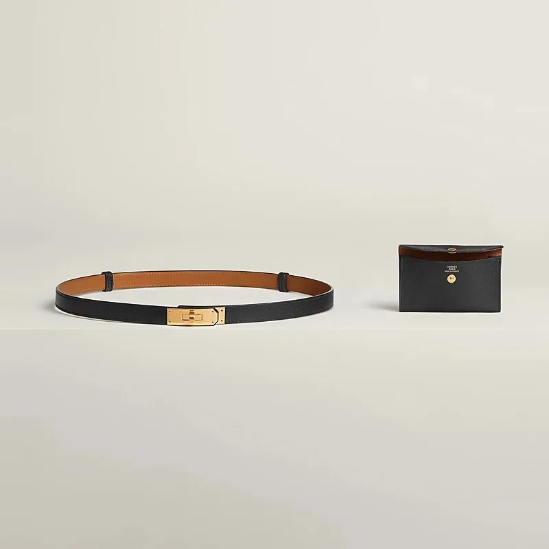 Hermes Kelly Pocket 18 Belt Noir - Image 3