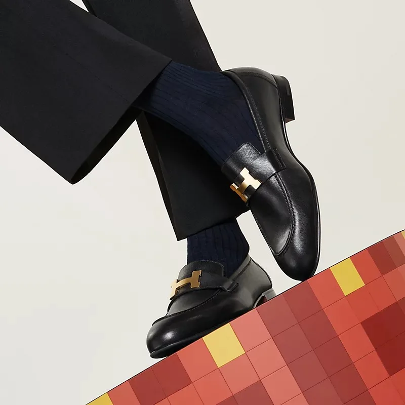 Alternative view of Hermes Paris Loafers Black
