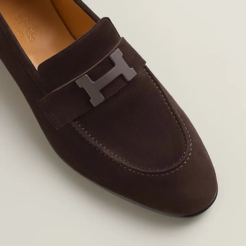 Alternative view of Hermes Paris Loafers Marron Ebene