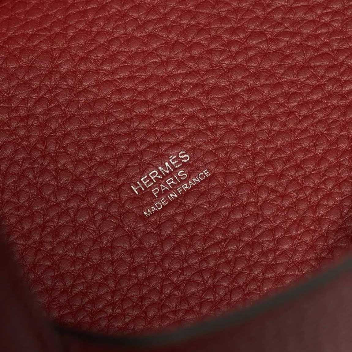 Hermès Picotin 18 Taurillon Clémence Rouge H Red Palladium Hardware / - Image 8
