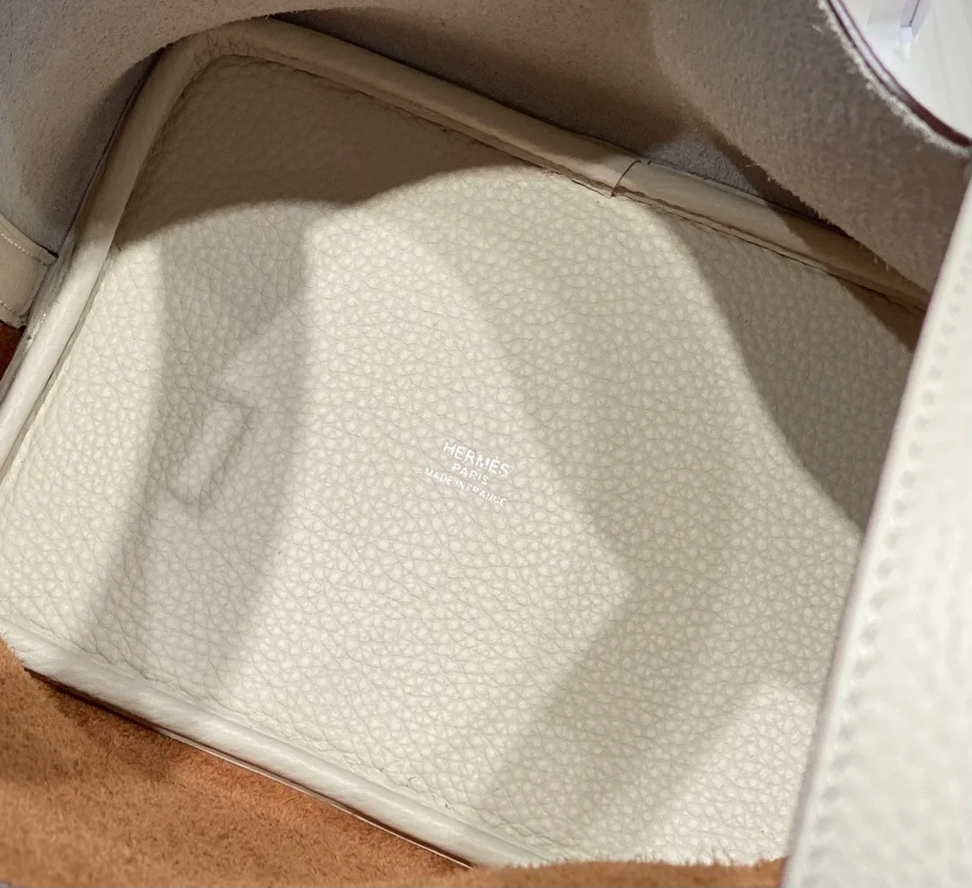 Hermes Picotin Lock 18 Bag Cream/Brown / - Image 5