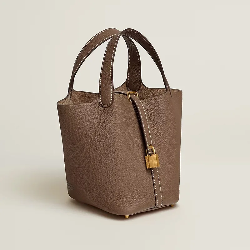 Hermes Picotin Lock 18 Bag Brown / - Image 3