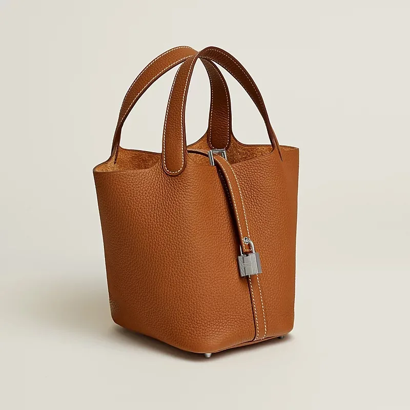Alternative view of Hermes Picotin Lock 18 Bag Fauve /