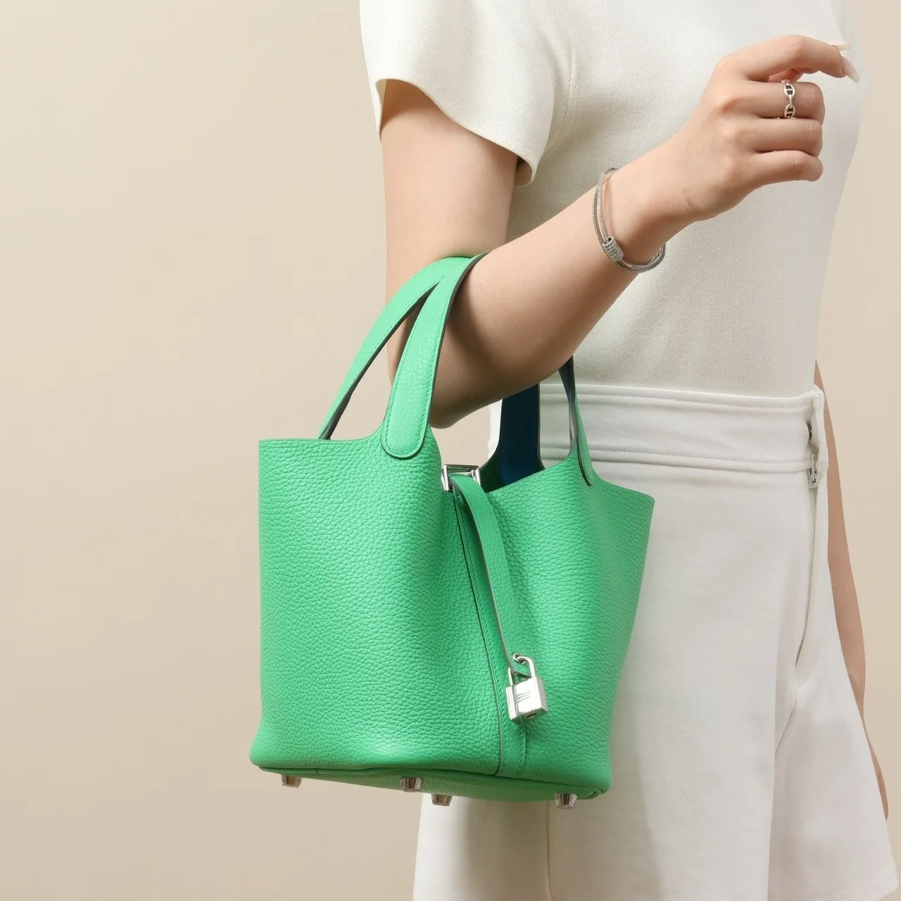 Hermes Picotin Lock 18 Bag Green / - Image 10