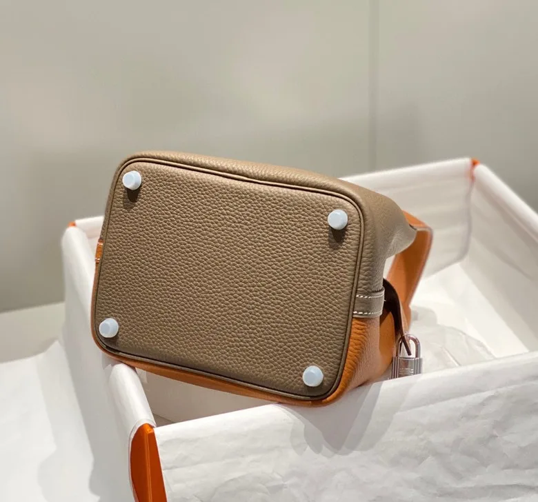 Hermes Picotin Lock 18 Bag Grey/Brown / - Image 5