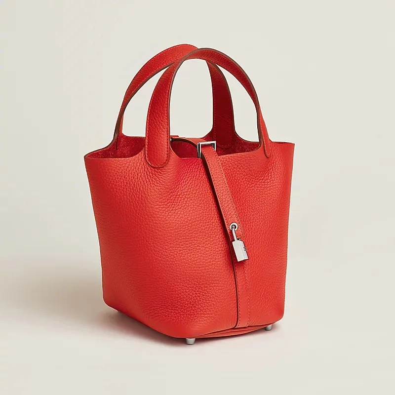 Alternative view of Hermes Picotin Lock 18 Bag Orange Field /