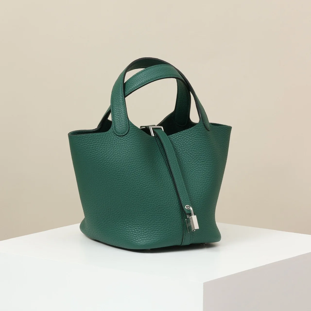 Hermes Picotin Lock 18 Bag Peacock Green / - Image 4
