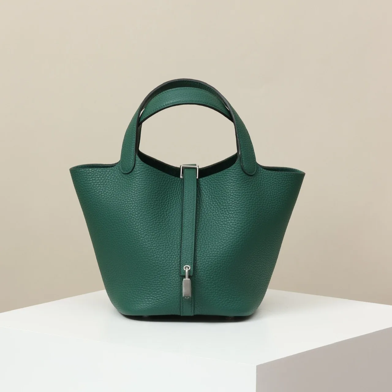 Hermes Picotin Lock 18 Bag Peacock Green / - Image 3