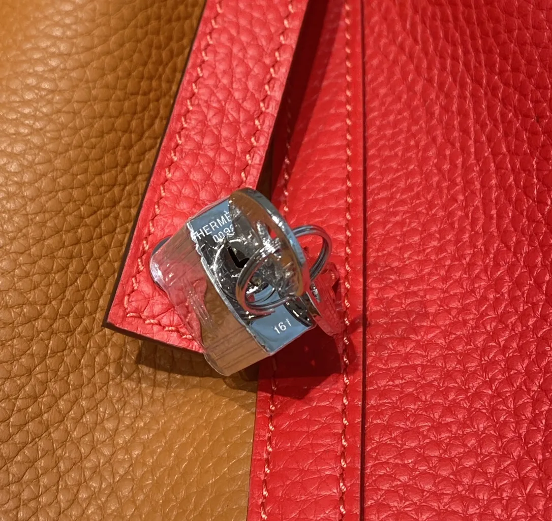 Hermes Picotin Lock 18 Bag Brown/Red / - Image 10