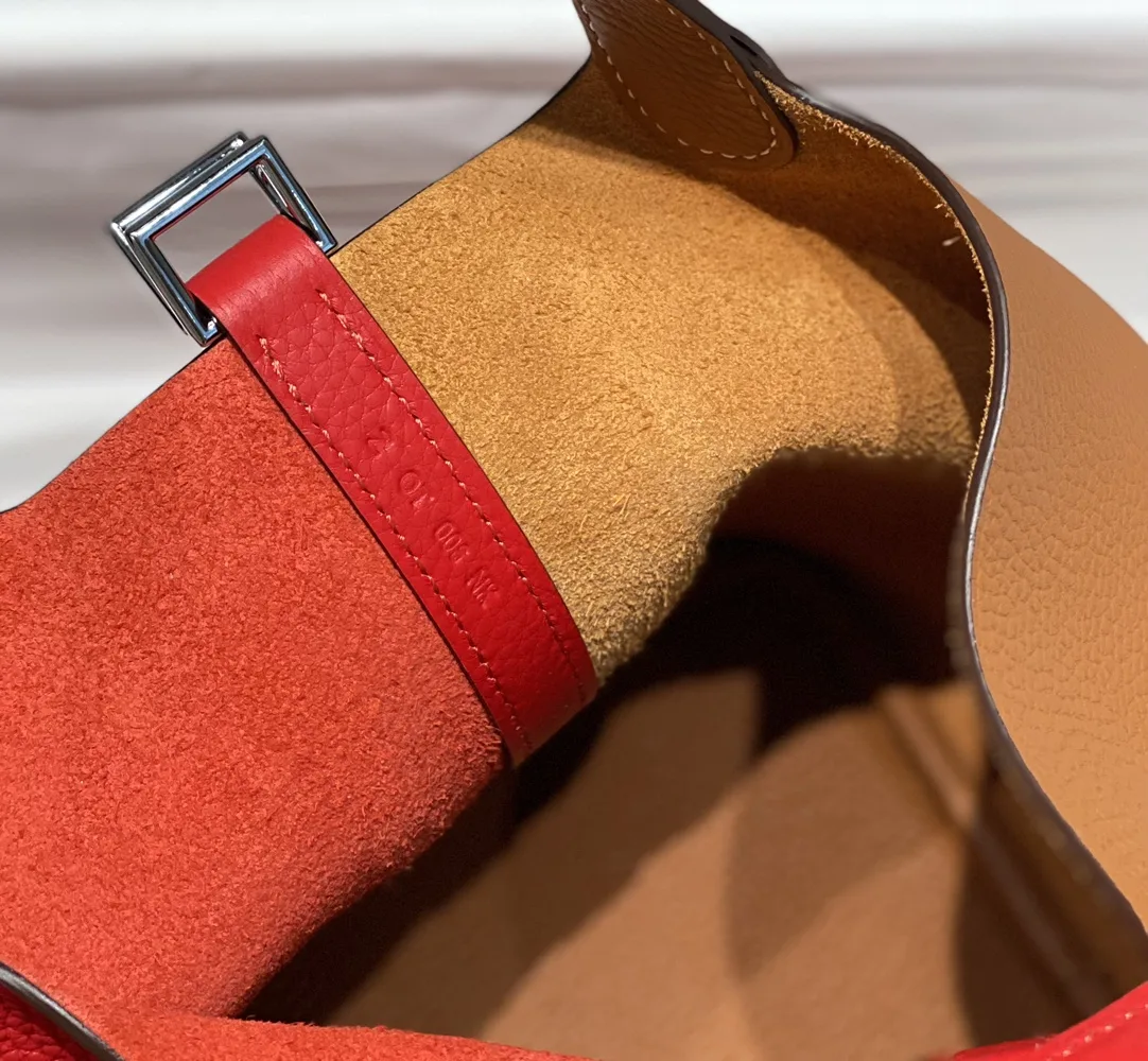 Hermes Picotin Lock 18 Bag Brown/Red / - Image 7