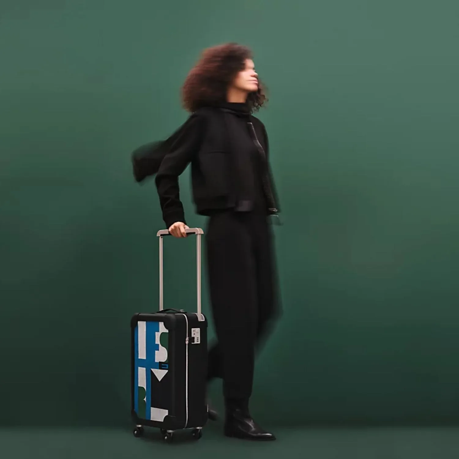 Hermes R.M.S Cabin Suitcase Blue Noir / - Image 8