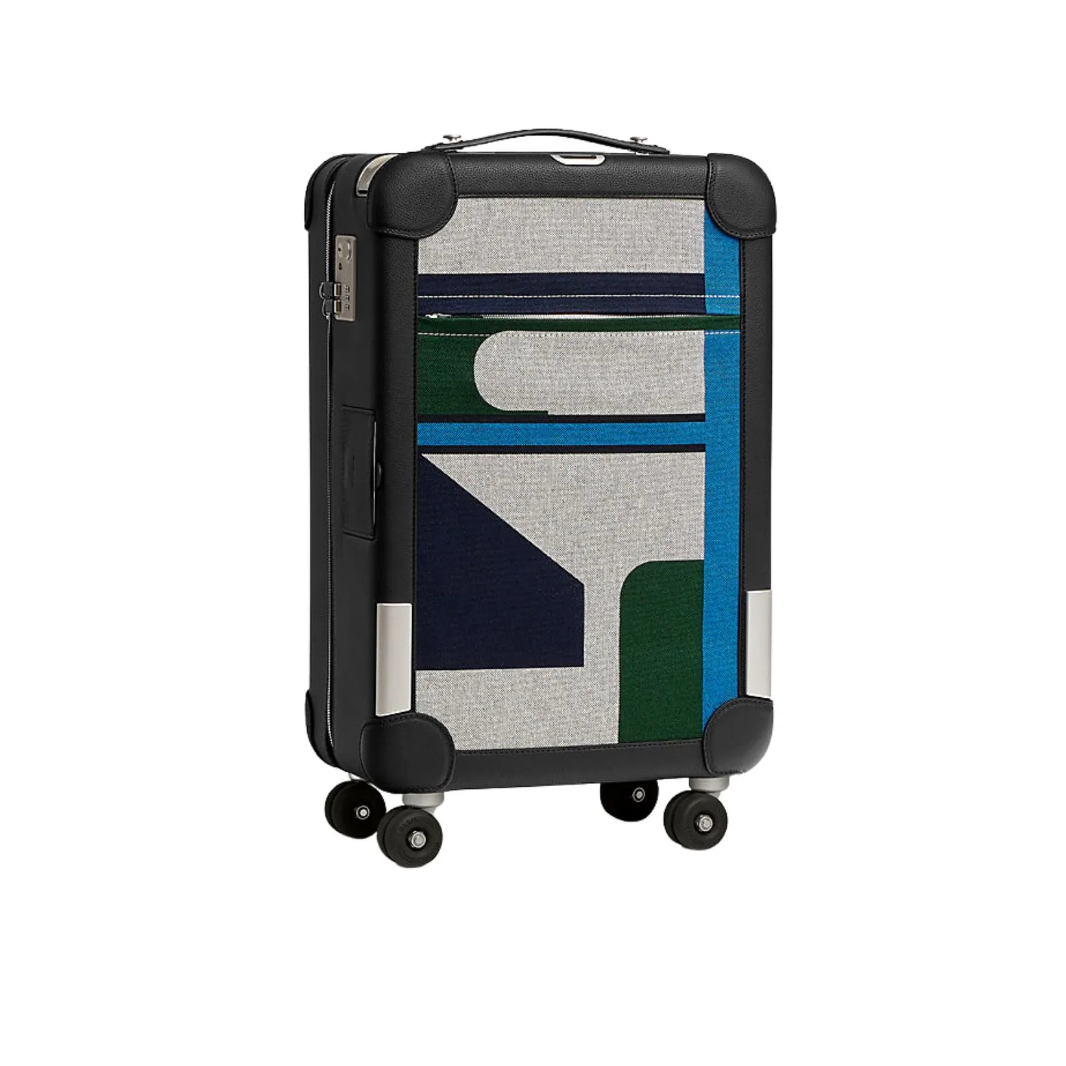 Alternative view of Hermes R.M.S Cabin Suitcase Blue Noir /