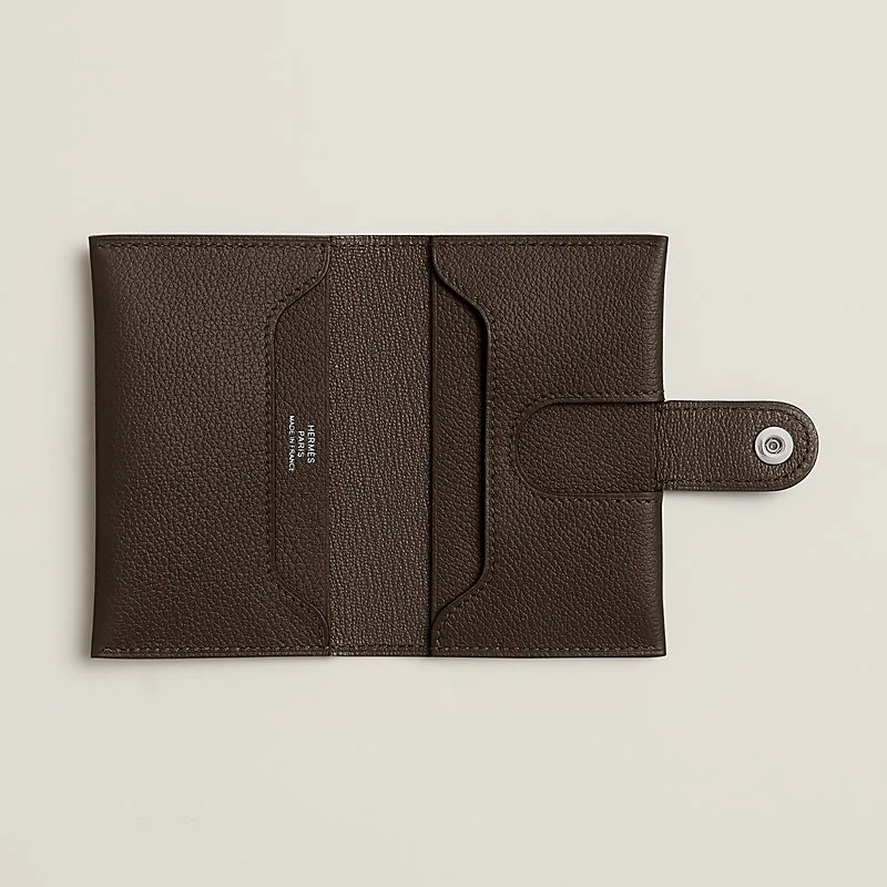 Alternative view of Hermes R.M.S Card Holder Rose Écorce /