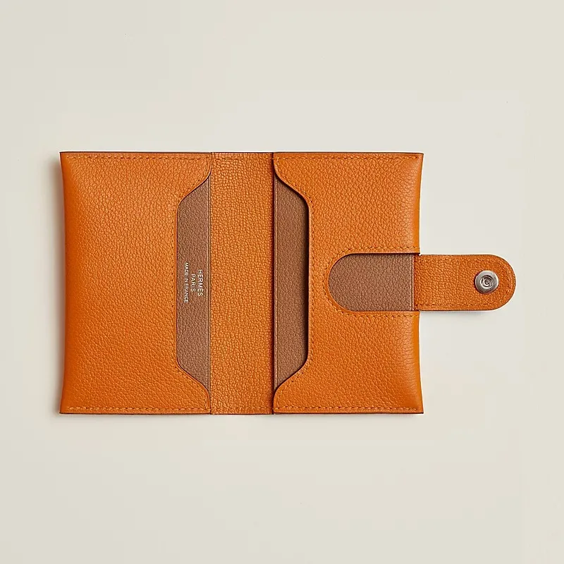 Alternative view of Hermes R.M.S Card Holder Abricot /