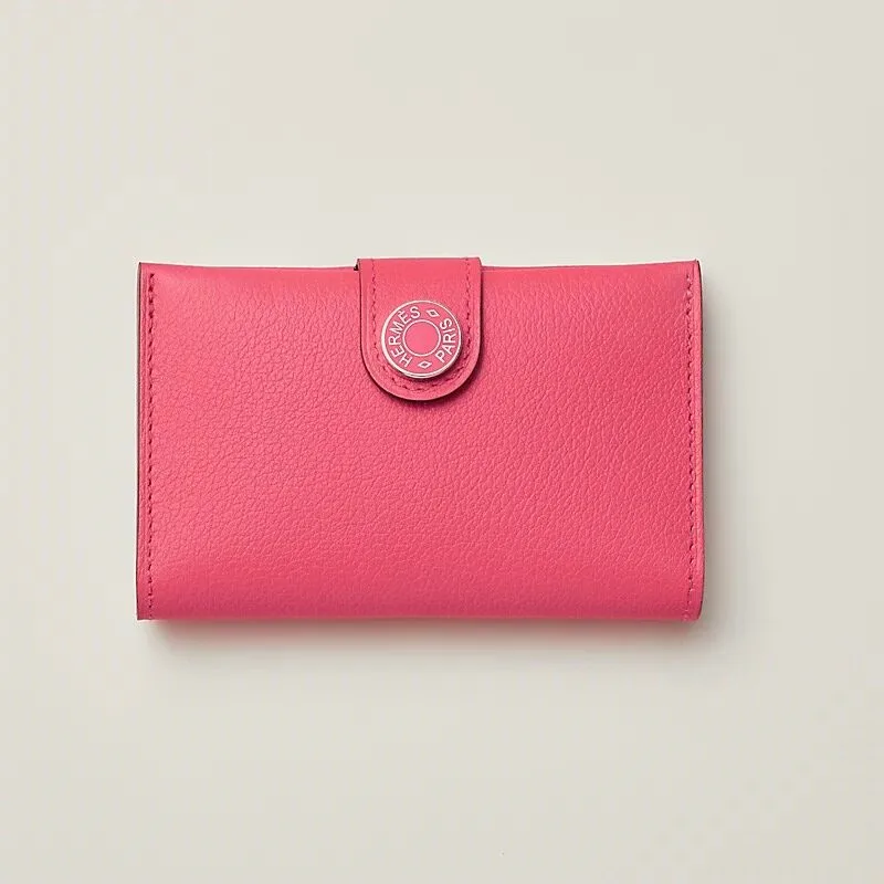 Hermes R.M.S Card Holder Rose Azalée / - Image 3