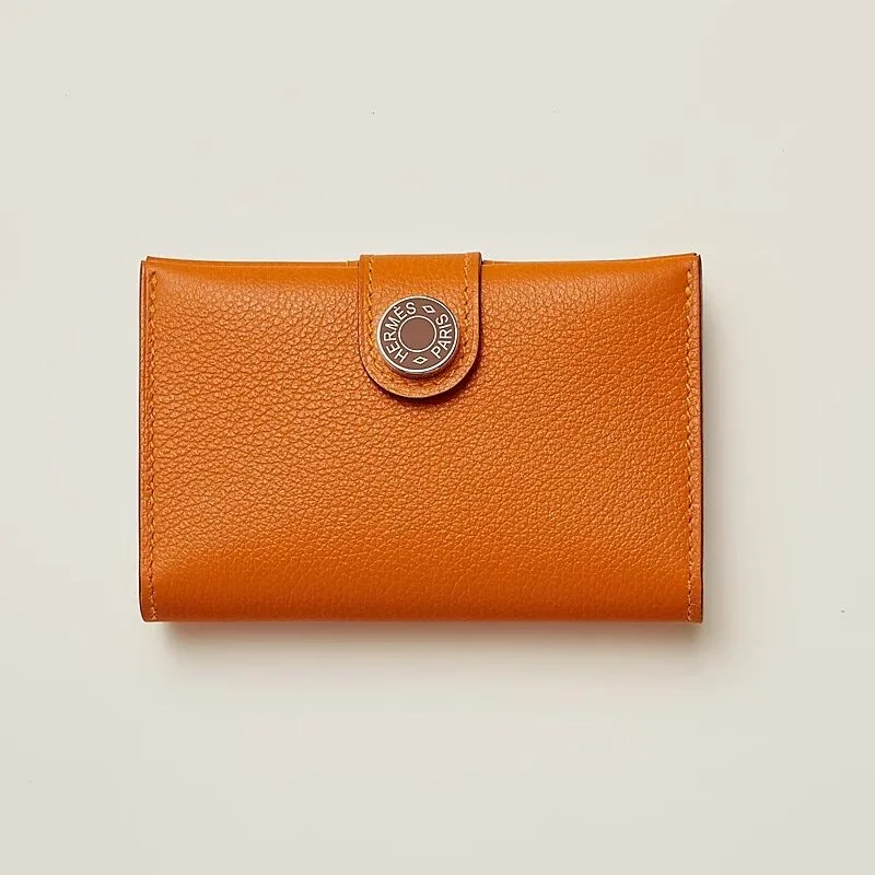 Hermes R.M.S Card Holder Abricot / - Image 3
