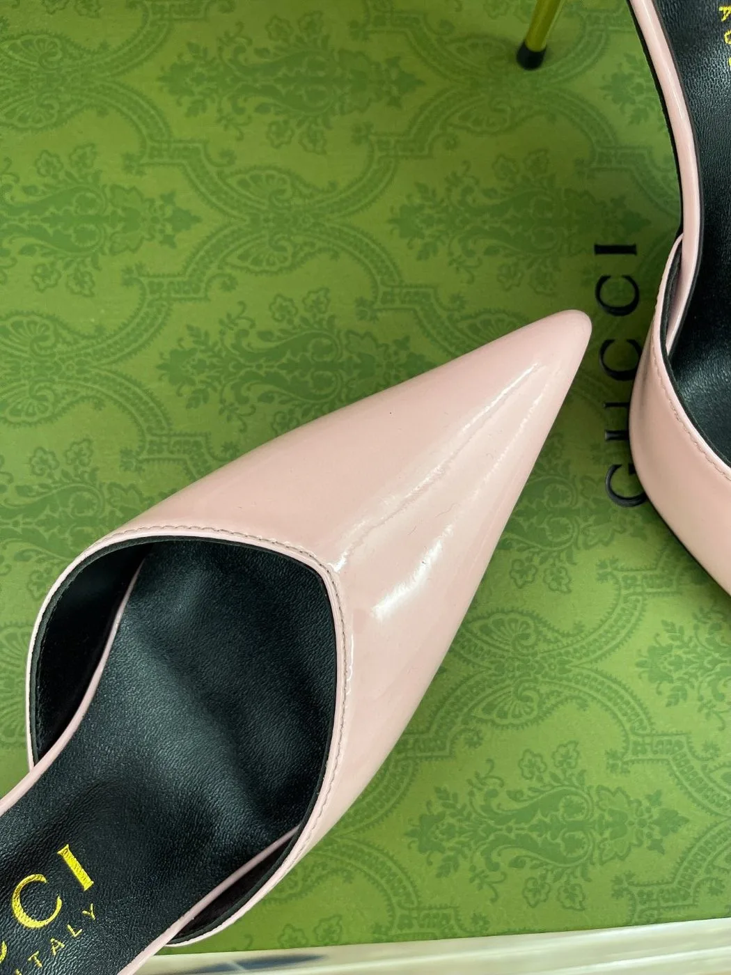 Alternative view of Gucci High Heel Patent Pump Pink
