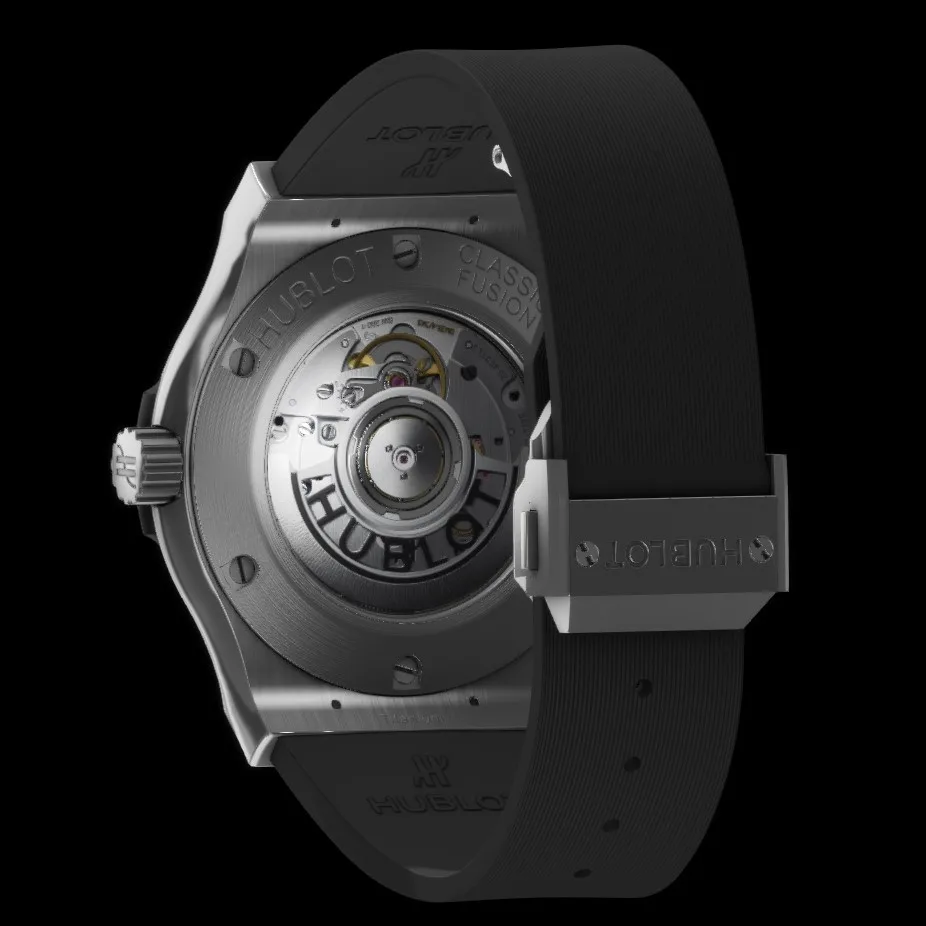 Hublot Classic Fusion Watch Racing Grey Strap Grey Dial - Image 4
