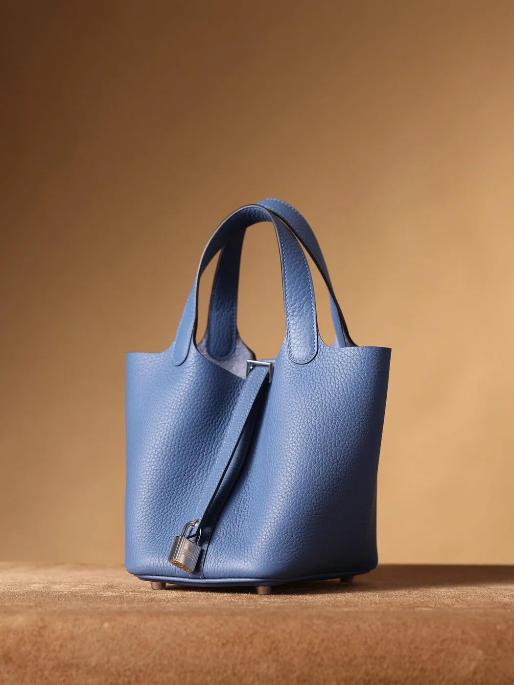 Hermes Picotin Lock 18 Blue Bag - Image 3