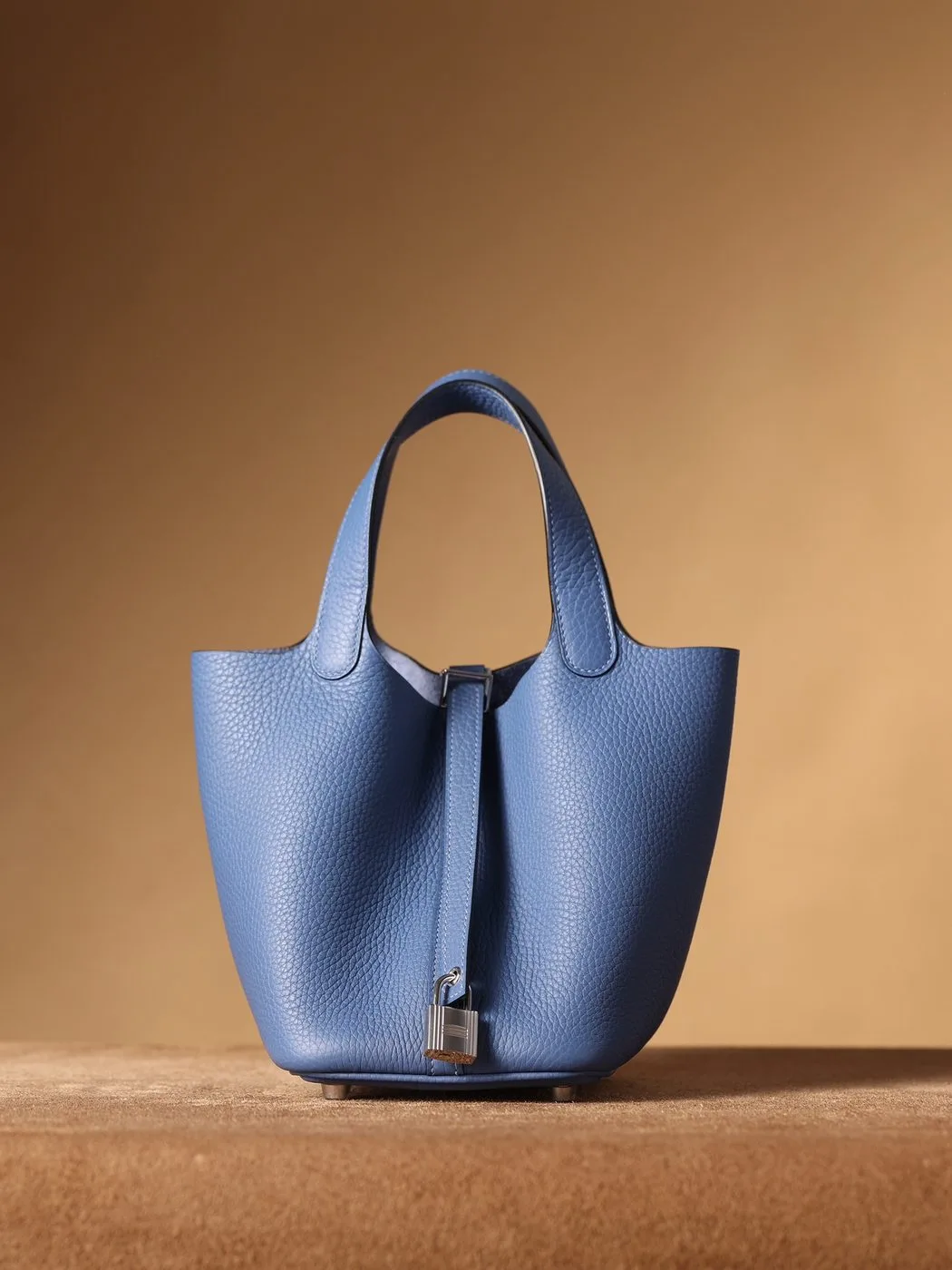 Hermes Picotin Lock 18 Blue Bag - Image 5