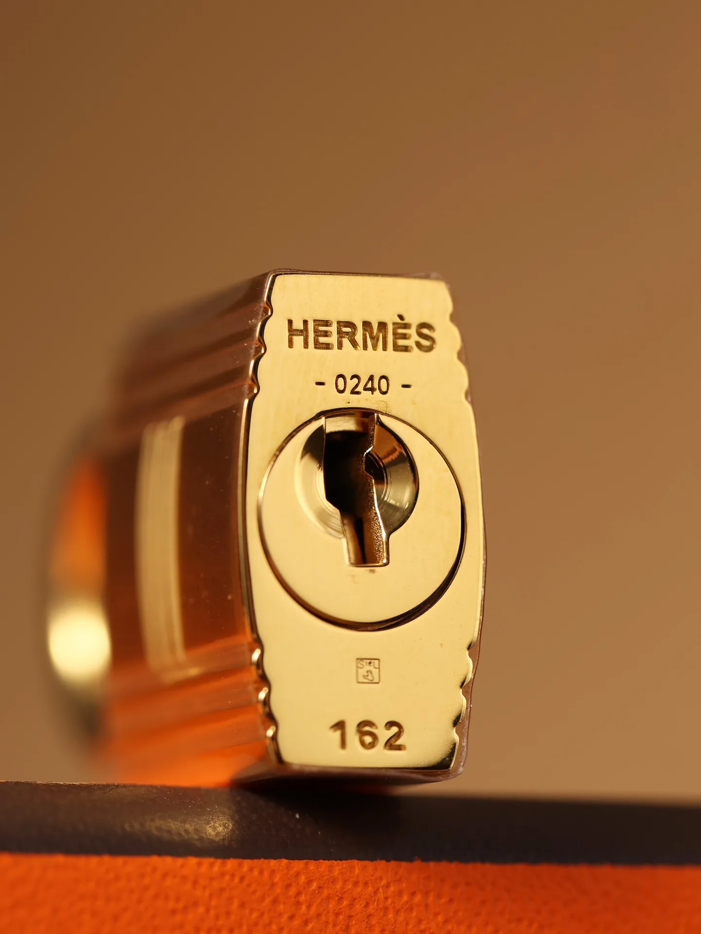 Hermes Kelly Epsom Gold Tone Lock Bag Grey 9,/ - Image 6