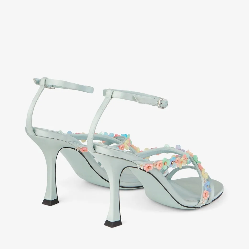 Jimmy Choo Blanche 90 Sandal Light Verde BLANCHE90EQJ - Image 4