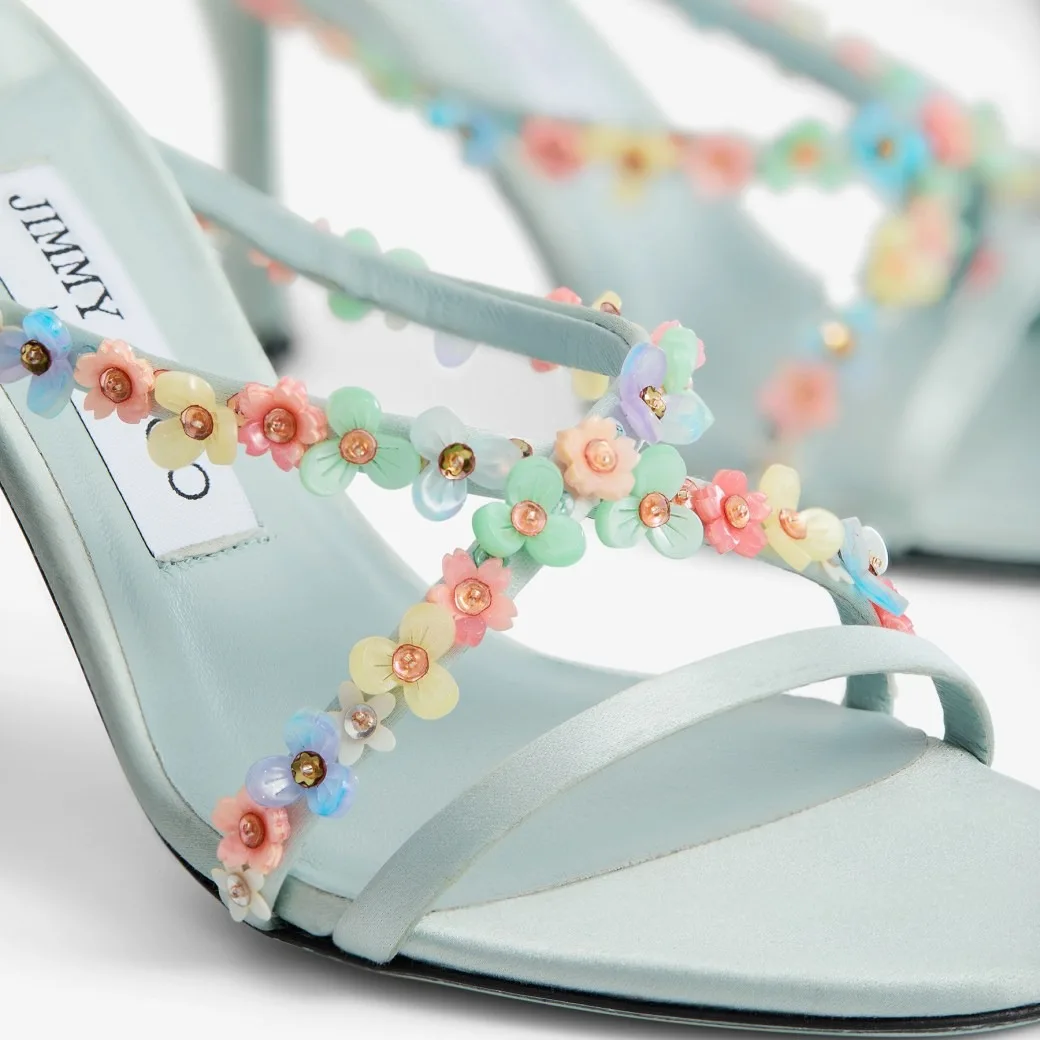 Jimmy Choo Blanche 90 Sandal Light Verde BLANCHE90EQJ - Image 5