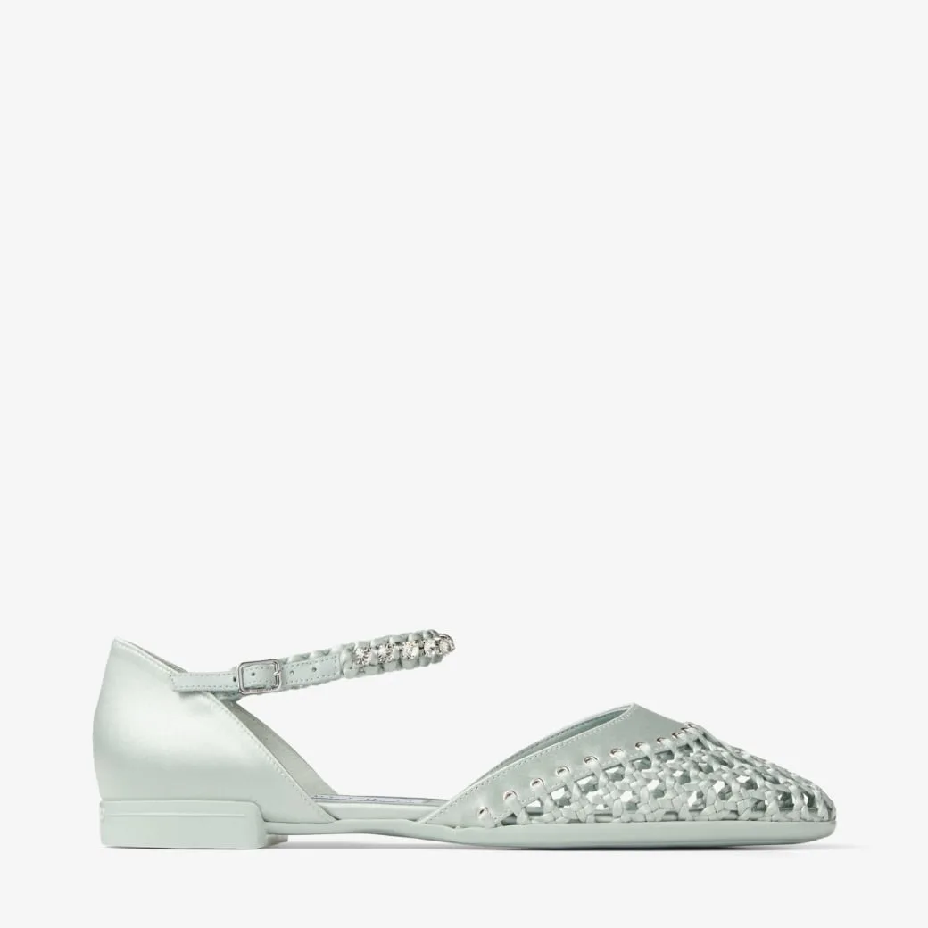 Alternative view of Jimmy Choo Dila Ballerina Light Verde DILABALLERINAHDJ