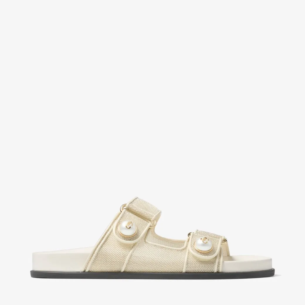 Alternative view of Jimmy Choo Fayence Sandal Champagne/Latte FAYENCESANDALCJM