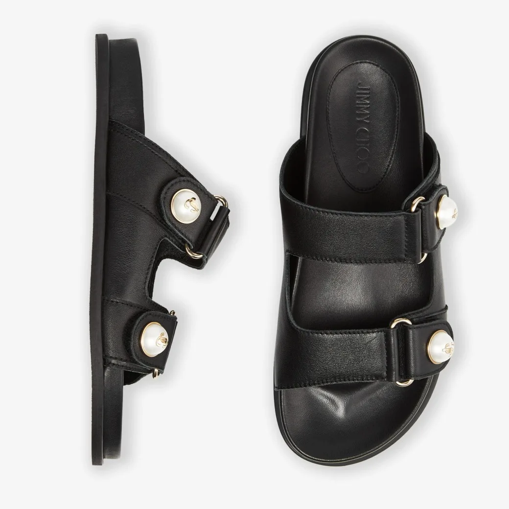 Alternative view of Jimmy Choo Fayence Sandal Black FAYENCESANDALSQM