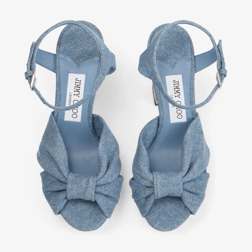 Jimmy Choo Heloise 120 Blue Haze HELOISE120RYF - Image 4
