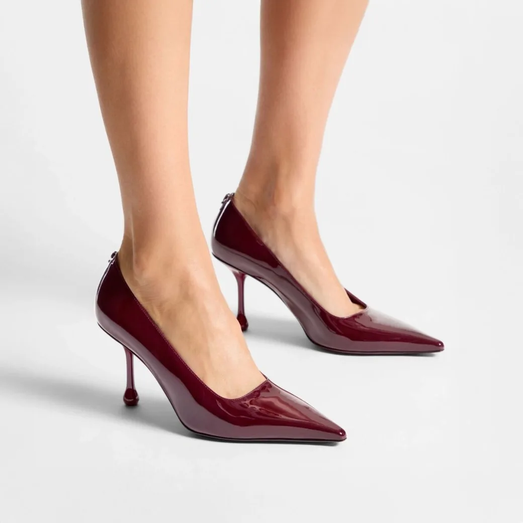 Alternative view of Jimmy Choo Ixia 80 Pumps Garnet IXIA80PAT