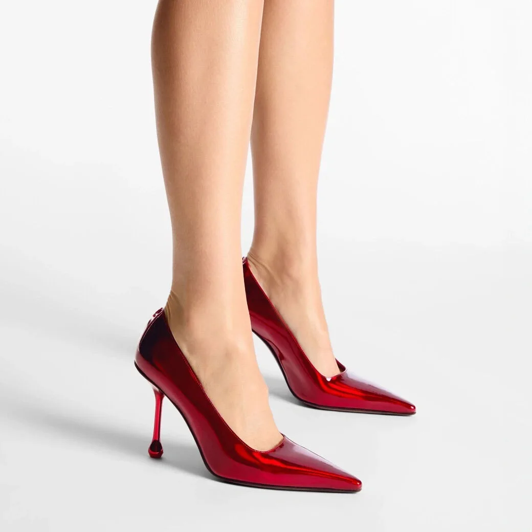 Alternative view of Jimmy Choo Ixia 95 Pumps Ruby Red IXIA95GXH