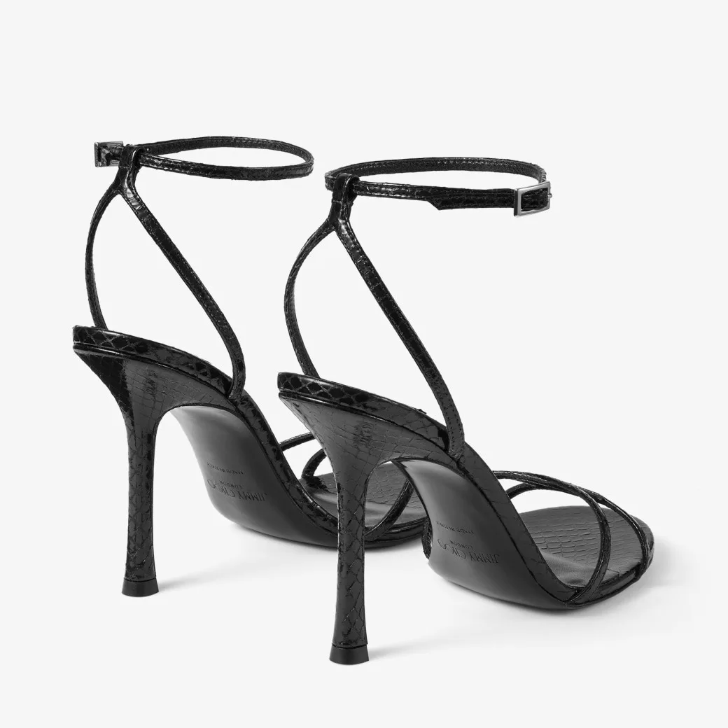Jimmy Choo Leo 100 Black 1998LEO100WAP - Image 4