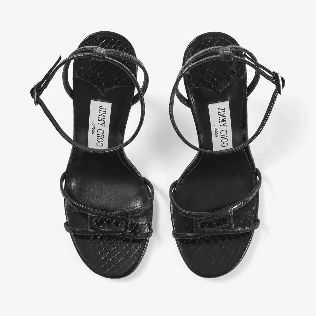 Jimmy Choo Leo 100 Black 1998LEO100WAP - Image 6
