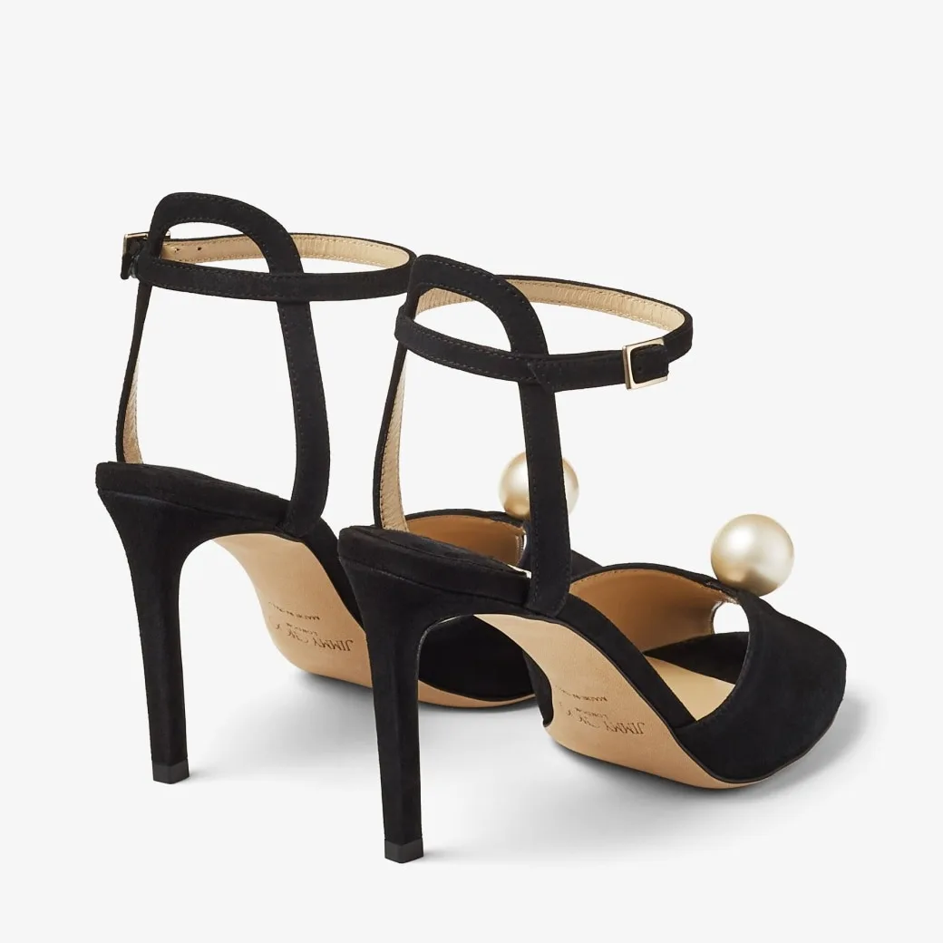 Jimmy Choo Sacora 85 Black SACORA85AOB - Image 3