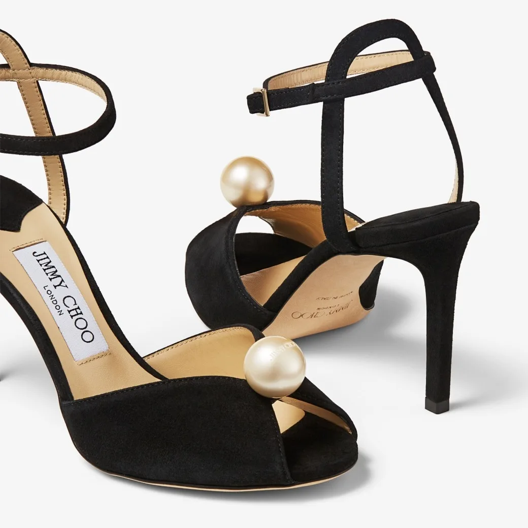Jimmy Choo Sacora 85 Black SACORA85AOB - Image 4
