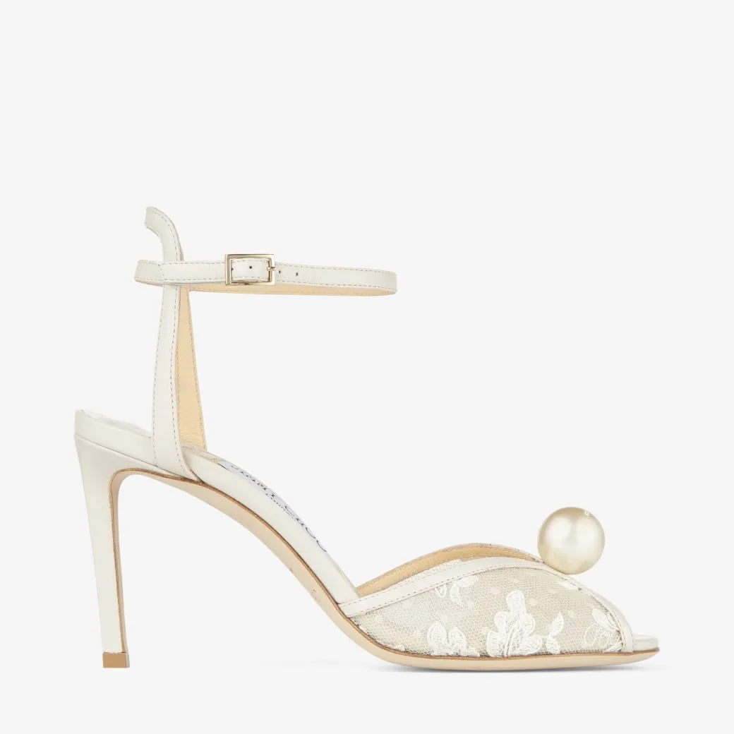 Alternative view of Jimmy Choo Sacora 85 Ivory/White SACORA85FXW