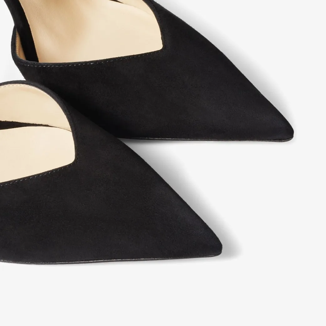 Jimmy Choo Saeda 100 Pumps Black SAEDA100EWA - Image 5