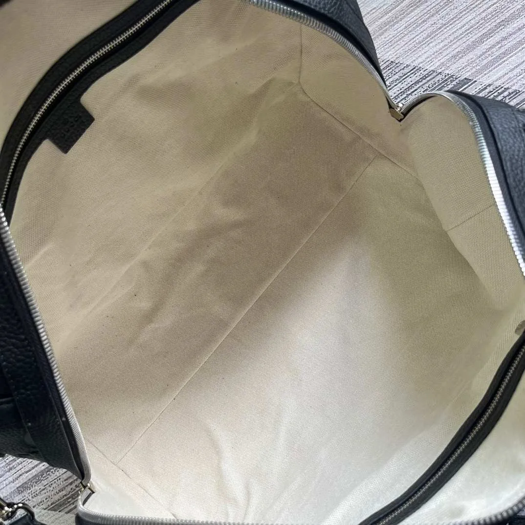Alternative view of Gucci Jumbo Gg Small Duffle Bag Black /
