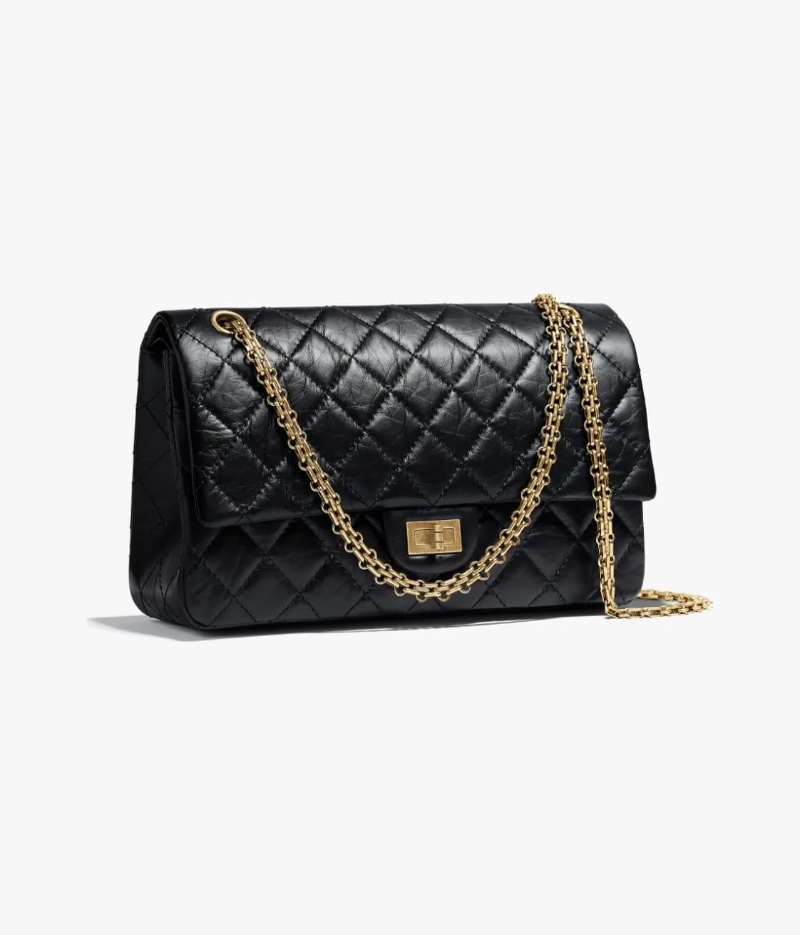Chanel 2.55 Black Bag C3906- 9.4 Inches/ - Image 2