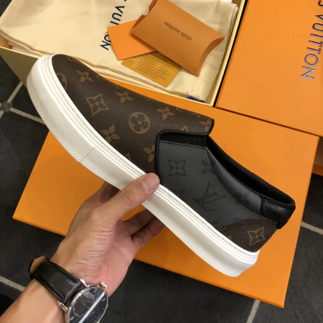 Alternative view of Louis Vuitton LV Slip On Brown