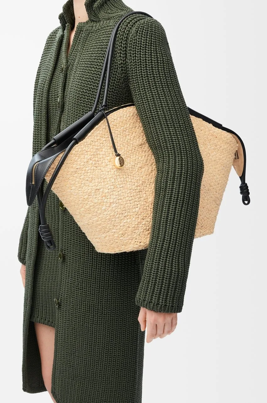 Loewe Large Paseo Basket Raffia Natural / A709G41X06 - Image 3