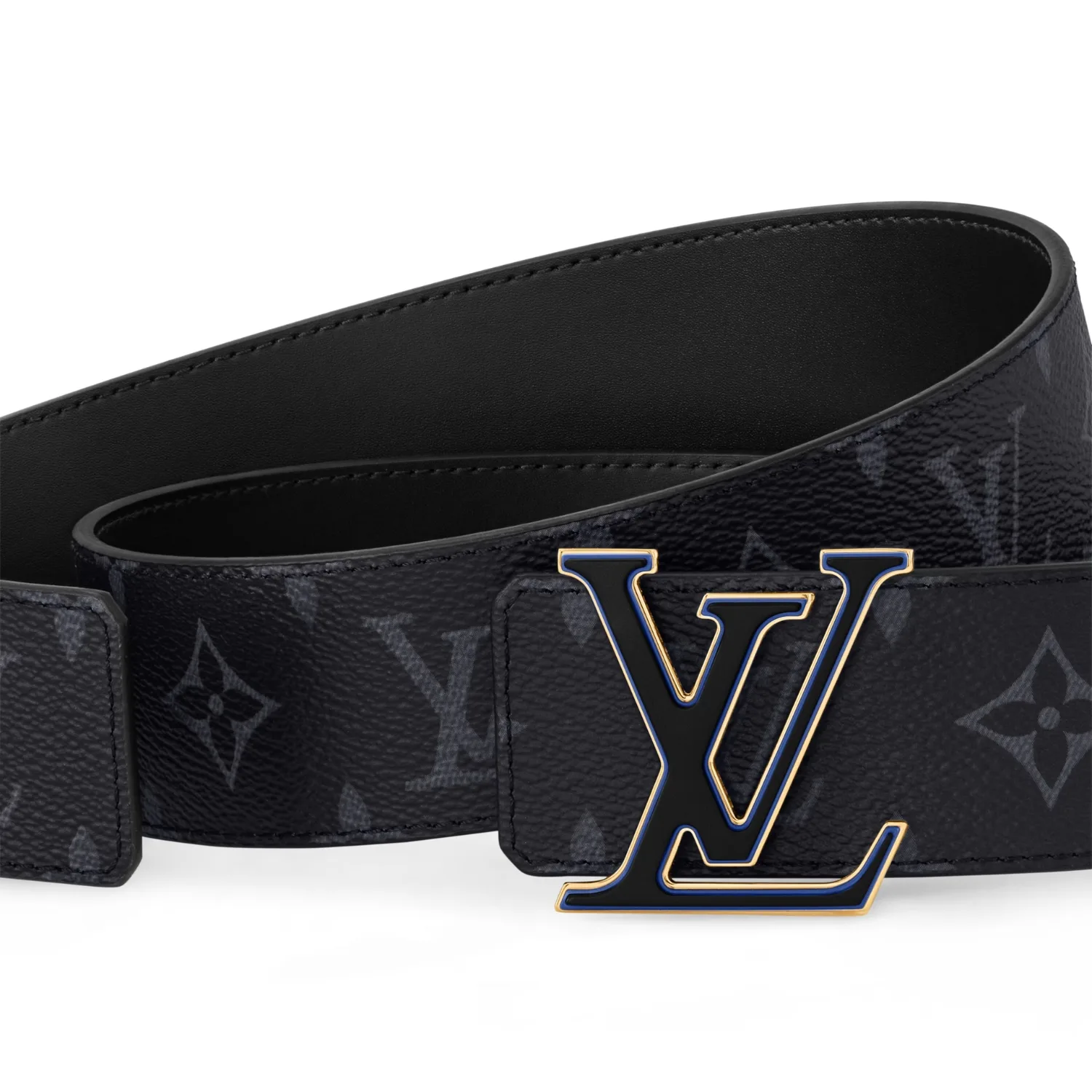 Alternative view of Louis Vuitton 3 Steps Reversible Belt Black