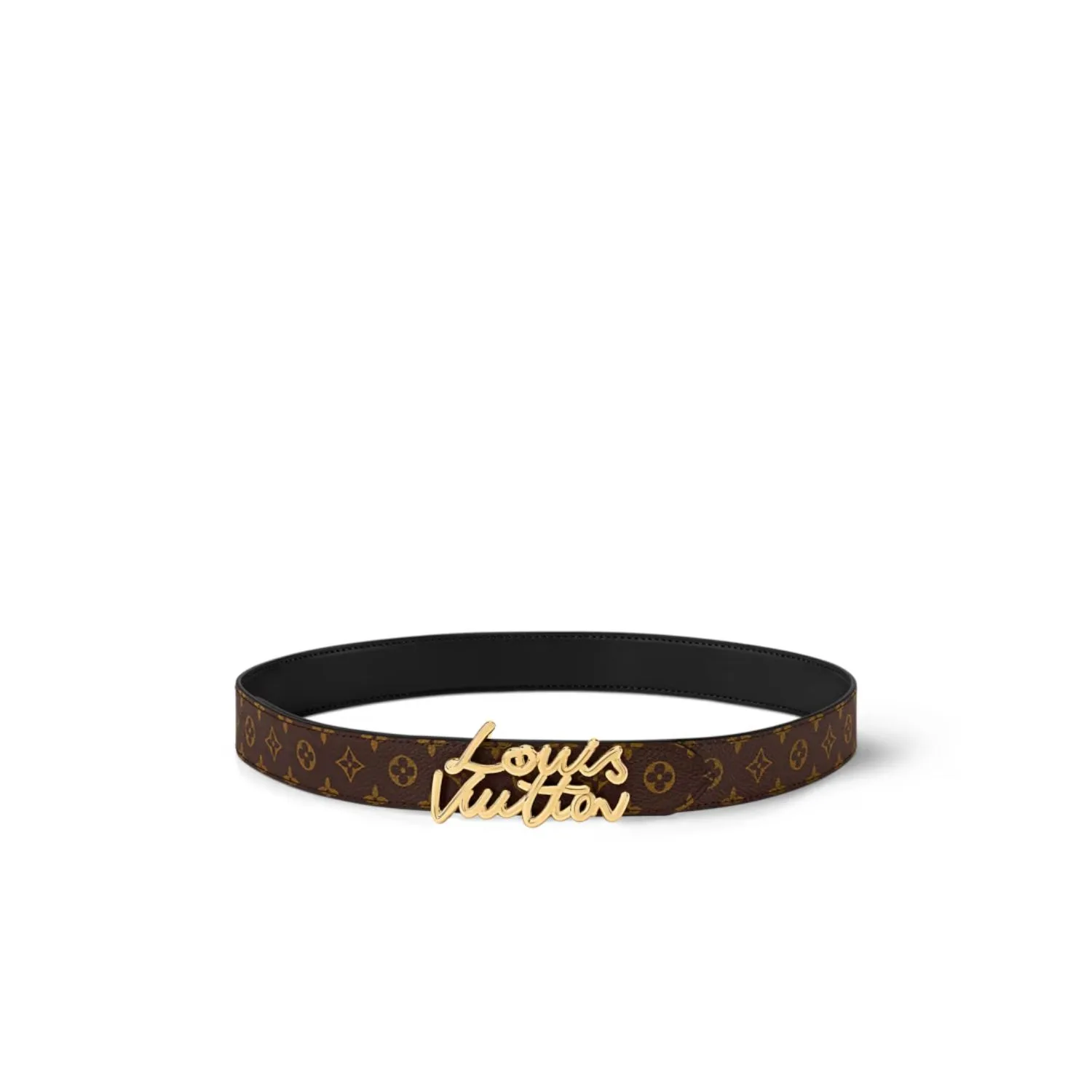 Louis Vuitton LV Script Belt Black Monogram -M4472V - Image 2